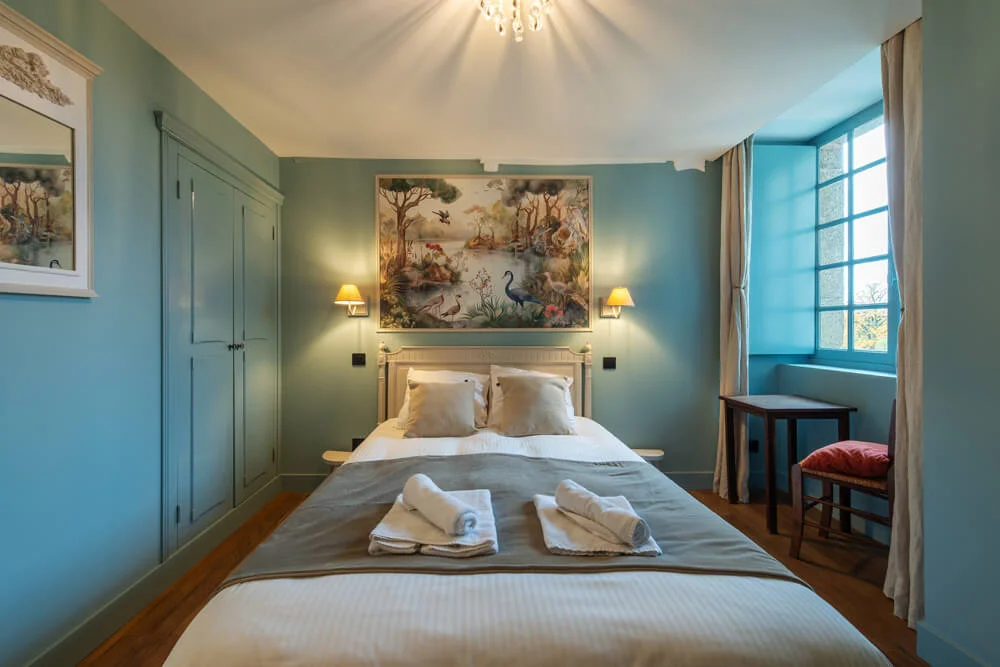 Chambre Etang- Château de Marigny - Organisation évènements, Mariage, Séminaire