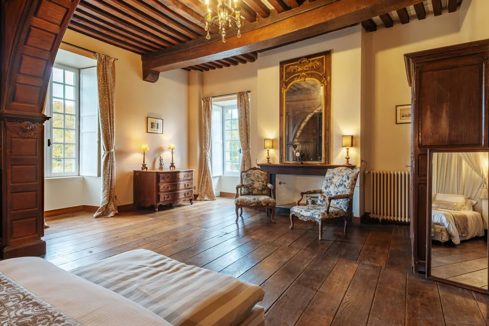 Chambre Marigny - Château de Marigny - Organisation évènements, Mariage, Séminaire