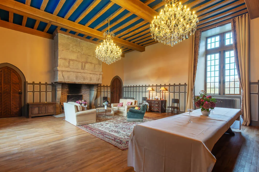 Salle de réception - Château de Marigny - Organisation évènements, Mariage, Séminaire