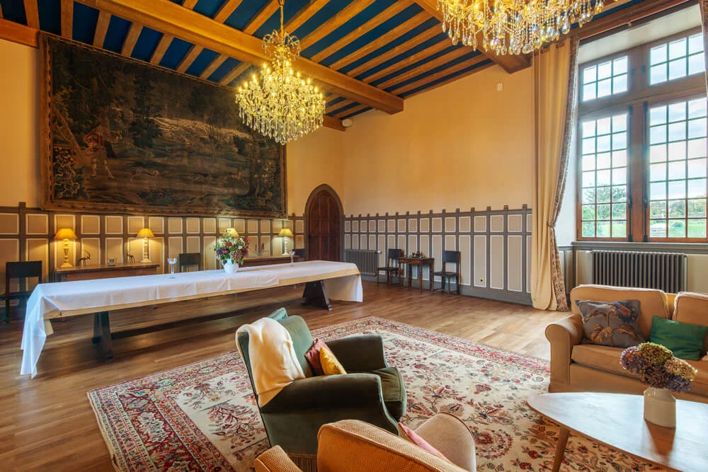 Salle de réception - Château de Marigny - Organisation évènements, Mariage, Séminaire